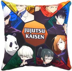 【中古】クッション・抱き枕・本体 集合(囲みデザイン) 背当てクッション 「呪術廻戦」