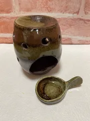 陶器　茶香炉　ハンドメイド　値下げ品