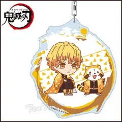 鬼滅の刃 x ラスカル コラボ デカキーホルダー 我妻善逸 【新品 未開封】 あがつま ぜんいつ ラスカル 鬼滅 きめつのやいば グッズ
