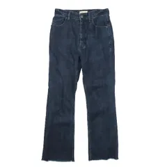 極美品 現行 ヤヌーク セミフレア デニムパンツ カットオフ 22 極美品 現行 ヤヌーク セミフレア デニム パンツ カットオフ 22