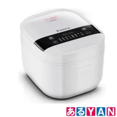 (新品未開封）炊飯器 3合炊き S-RC018F ホワイト マイコン式 タッチパネル操作 8種類の炊き分けメニュー アオンシア AONCIA