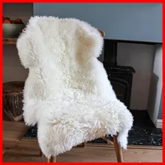 希少トナカイリアルファーレザー毛皮ラグ ノルウェー
