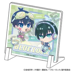 【新品/公式】ブルーロック_ミニアクリルパネル　潔＆凛　ゆめかわスポーティ 公式グッズ colleize