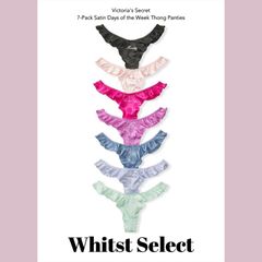 【7枚セット】サテンソングパンティ Victoria's Secret