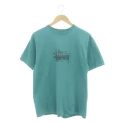 ステューシー STUSSY ロゴカットソー Tシャツ 半袖 M エメラルドグリーン チャコールグレー /DO ■OSのサムネイル
