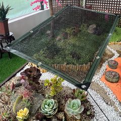 新品 遮光ネット 日よけネット 園芸 家庭菜園 花壇 育苗床 ポリエチレン 日よけ 紫外線遮蔽率40% 風通し 遮熱ネット 日除けネット 日よけ ガーデンシェードネット 取り付けも簡単 (2×3m)