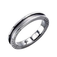 BURBERRY BLACK LABEL 925シルバーリング19号