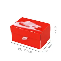 ミニチュア　シューズBOX  バスケ　ミニチュアドリンク　ミニチュアボックス