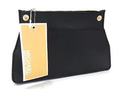 ■極美品■ MICHAEL KORS マイケルコース レザー マルチポーチ マルチケース 小物入れ レディース ブラック系 DH1079