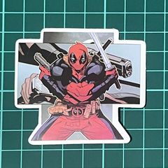 ST322 ステッカー シール デッドプール マーベル 映画 アベンジャーズ