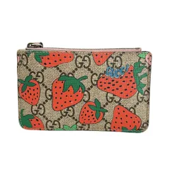 未使用級/限定品✨グッチ 折り財布 マーモント いちご GGスプリーム 2025年最新】gucci いちご 財布の人気アイテム - メルカリ
