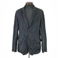 Eddie Bauer【エディーバウアー】コットン/テーラードジャケット【メンズM/黒/black】カジュアル/春夏/アウター/Jacket◆BJ085-i