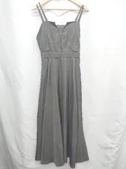◇ ⊇ Louere ルエレ ロング ワンピース サイズL グレー系 レディース E  【1502200013792】
