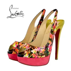 フランス制 本革 アラントンドウスキ ー サンダルパンプス 35.5