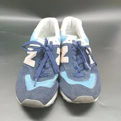 ◇ Θ NEW BALANCE ニューバランス カジュアル スニーカー サイズ23.5 ブルー系 レディース E  【1505290000680】