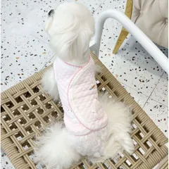 ☆ ラビット ☆ XSサイズ ☆ ペットウェア ベスト kpet171 ペット服 ベスト 犬の服 タンクトップ 防寒着 犬服 ペットウェア 重ね着 背中開き 柔らかい やわらかい 暖かい あたたかい あったか 綿 コットン かわいい 可愛い ペットグッズ