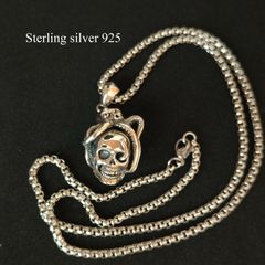 00's 初期 Roen HYDE着 スカル ネックレス Silver 925 - メルカリ