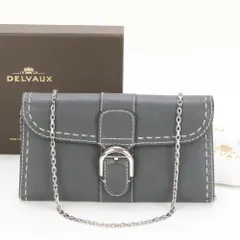 美品 デルボー 長財布 ネイビー トゴ シルバー金具 DELVAUX 2025年最新】デルヴォー長財布の人気アイテム - メルカリ