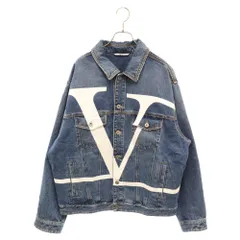VALENTINO (ヴァレンチノ) ロゴ デニムジャケット WV3DC01J7L0 インディゴブルーのサムネイル