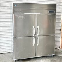 ※納期注意 2022年製 ホシザキ 縦型冷凍庫 HF-150AT3-1 W1500×D650×H1910 三相200V 業務用 オール冷凍 4ドア冷凍庫 中古 厨房