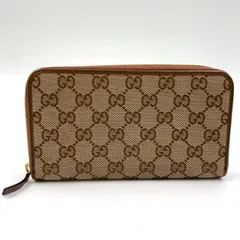 新品同様‼️ グッチ　GUCCI 財布　長財布　シマレザー　ラウンドファスナー GUCCI グッチ ラウンドファスナー 長財布 GG シマレザー 箱付