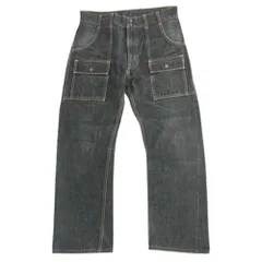 warehous ウエアハウス ブッシュパンツ ジーンズ デニム W32 赤耳 極美品 WAREHOUSE NO 2 復刻 デニムパンツ W32 ウエアハウス