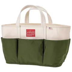 マンハッタンポーテージ ピクニック アウティング トートバッグ L ナチュラル×オリーブ W59/41×H27×20.5cm #MP1383LDUC-1052 Picnic Outing Tote Bag L MANHATTAN PORTAGE 新品 未使用