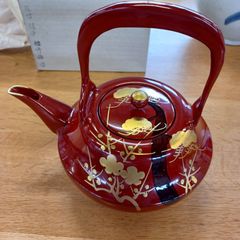 漆器　五寸銚子　松竹梅右