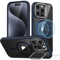 【 新品 未開封 】   ESR iPhone 15 Pro Max(6.7インチ)スタンド付ハイブリッドケース Clear Dark Blue ClassicHybridStand 未使用 送料無料