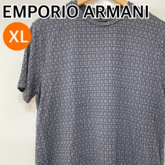EMPORIO ARMANI エンポリオアルマーニ トップス 半袖 Tシャツ ブラック メンズ レディース XLサイズ 【CT1918】