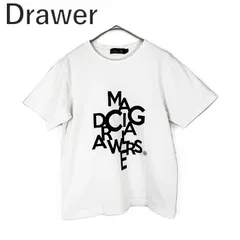 ドゥロワー Drawer Tシャツ ロゴプリント シンプル コットン ホワイト ブラック 白 黒のサムネイル
