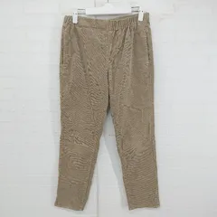 ◇ URBAN RESEARCH DOORS ウエストゴム コーデュロイ ストレート イージーパンツ サイズ36 ベージュ レディース P  【1305240007048】