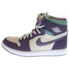 NIKE (ナイキ) AIR JORDAN 1 HIGH ZOOM AIR COMFORT エアジョーダン1 ハイ ズーム エア コンフォート ハイカットスニーカー ホワイト/パープル US9/27cm CT0978-150