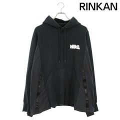 ナイキ ×サカイ Sacai  NRG HOODIE CZ4695-010 切替プルオーバーパーカー メンズ L