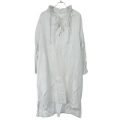 nest Robe ネストローブ 天然染めラッフルスモックドレス 01233-1045 ホワイト Fのサムネイル