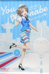 【中古】タペストリー 渡辺曜 CAver. B2タペストリー 「ラブライブ！サンシャイン!!×成田アニメデッキ」
