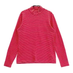 サイズ：L CALLAWAY キャロウェイ  ハイネック 長袖Tシャツ ボーダー柄 レッド系 [240101452400] ゴルフウェア レディース ストスト