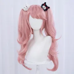 ダンガンロンパ 江ノ島盾子 コスプレ 造形 ウィッグ 公式ヘアゴム セット ダンガンロンパ 希望の学園と絶望の高校生 江ノ島盾子 コスプレ