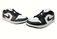 ナイキ NIKE 23年製 WMNS AIR JORDAN 1 LOW ウィメンズ エア ジョーダン ロー パンダ カラー 白 黒 DC0774-101 メンズ靴 スニーカー ブラック 27cm 104-shoes360