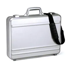 【人気商品】平野鞄 アルミ製 アタッシュケース PCも入る A4F サイズ シル