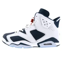 NIKE (ナイキ) AIR JORDAN 6 RETRO OLYMPIC CT8529-164 エアジョーダン6 オリンピック ハイカットスニーカー ホワイト/ネイビー US9/27cm