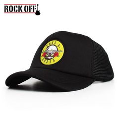 ガンズ・アンド・ローゼズ Guns N' Roses メッシュキャップ/帽子 メンズ レディース ユニセックス ROCK OFF ロックオフ バンドマーチ 正規ライセンス品