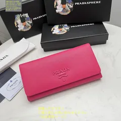 期間限定☆ PRADA プラダ 長財布 さいふ ウォレット 長財布 小銭入れ