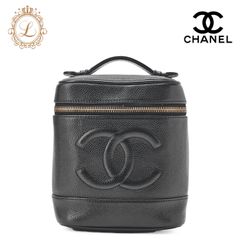 CHANEL シャネル ココマーク バニティ ハンドバッグ キャビアスキン 黒（ゴールド金具） レディース バッグ  レディース 【中古】【送料無料】