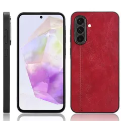 Galaxy A36 5G ケース SC-54F レザー ソフト ケース 【Color】レッドのサムネイル