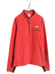 【お得なクーポン配布中!】 ノースフェイス ハーフジップ 長袖 フリース Tシャツ メンズ XL 古着 The North Face ストレッチ ハイネック プルオーバー 薄手 ツートン