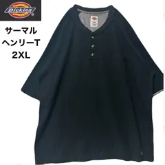Dickies　ディッキーズ　サーマルヘンリーネック　ワッフル　ラグランT  2XL