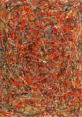 ジャクソン・ポロック　A3(297㎜×420㎜）アートポスター 日本製 絵画 インテリア 壁紙29