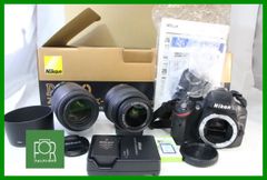 【同梱歓迎】【動作保証・点検済】良品■到着後即使える■Nikon D3200 ダブルレンズ■バッテリー・チャージャー・8GB SDカード付き■RR212