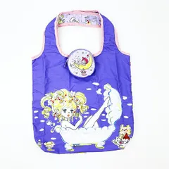 水森亜土 バスタイム エコバッグ パープル×ライトパープル